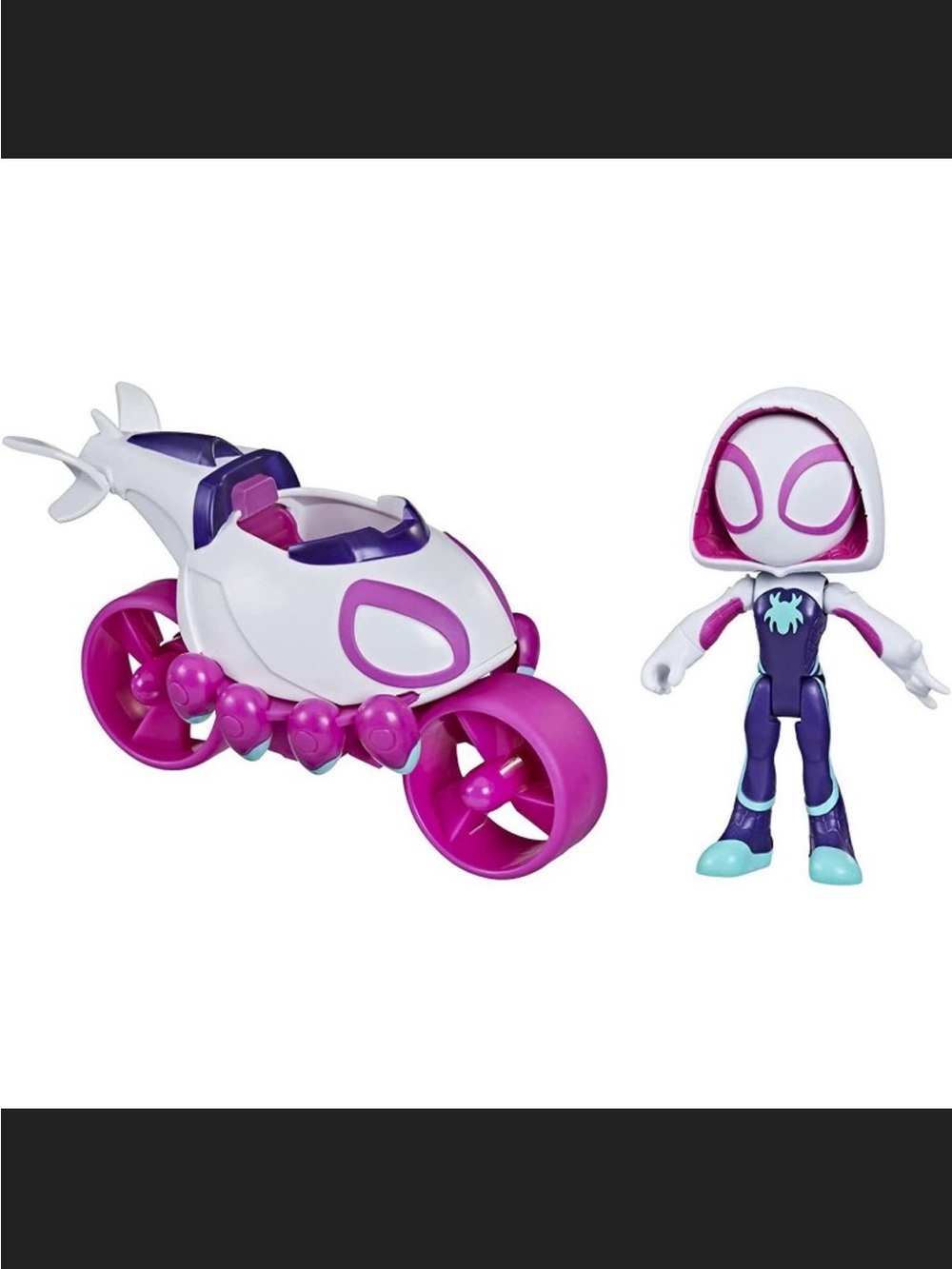 Marvel Ghost-Spider Action Figure and Copter-Cycle Vehicle